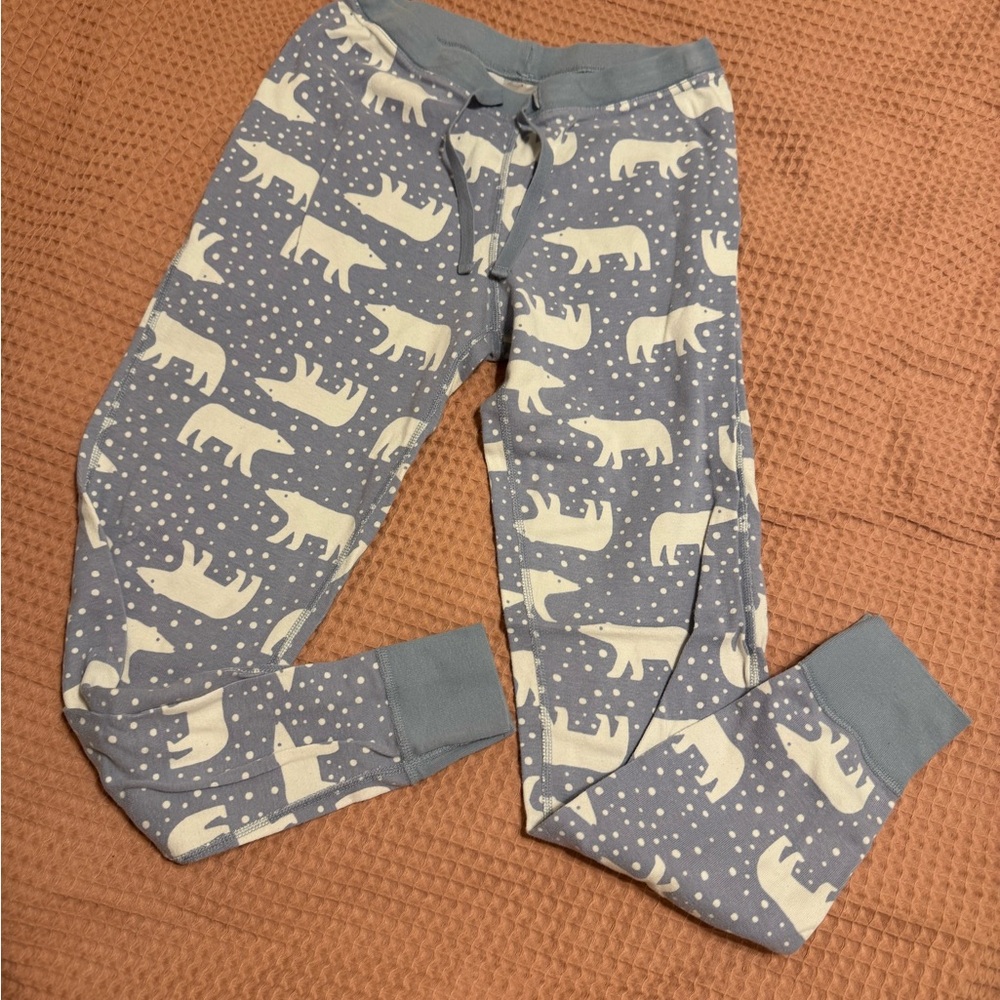 Hanna Andersson Blue Polar Bear Pajama Bottoms